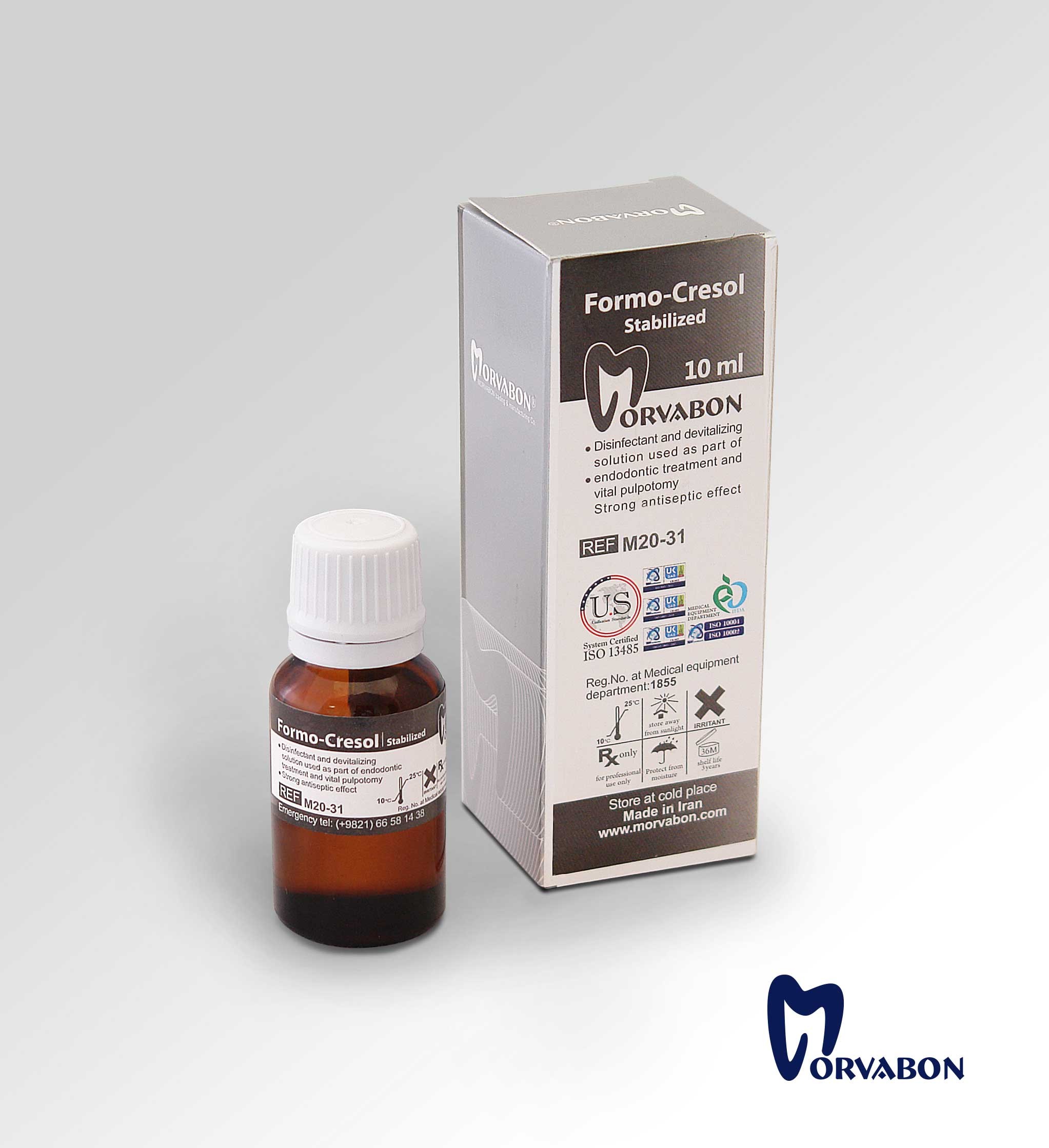 محلول فرموکرزول  | Morvabon Formo-Cresol