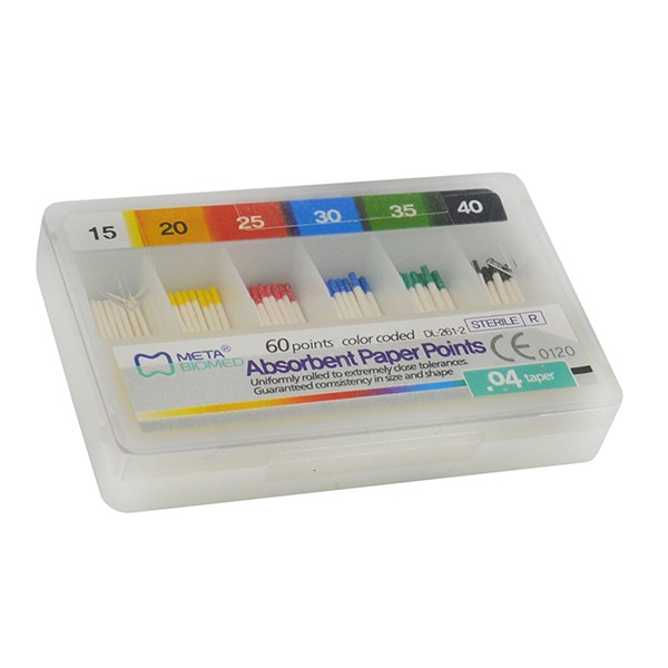کن کاغذی 4 درصد تقاربی متا  | Meta Absorbent Paper Points