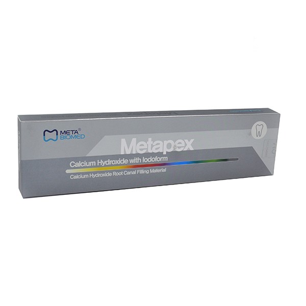 هیدروکسید کلسیم با ید غیر قابل انحلال در آب و دائم  | Meta Metapex