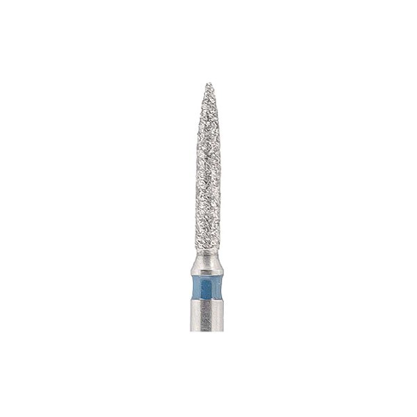 فرز الماسی مدل شعله شمعی بلند توربین  | Blue Diamond Burs Flame 862
