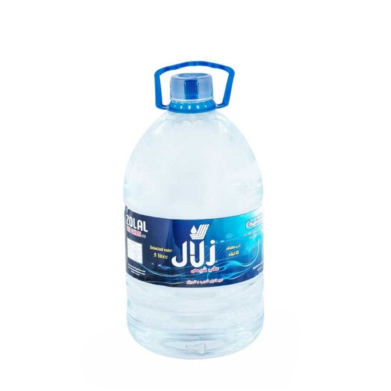 آب دیونیزه ( مقطر) زلال گالن 